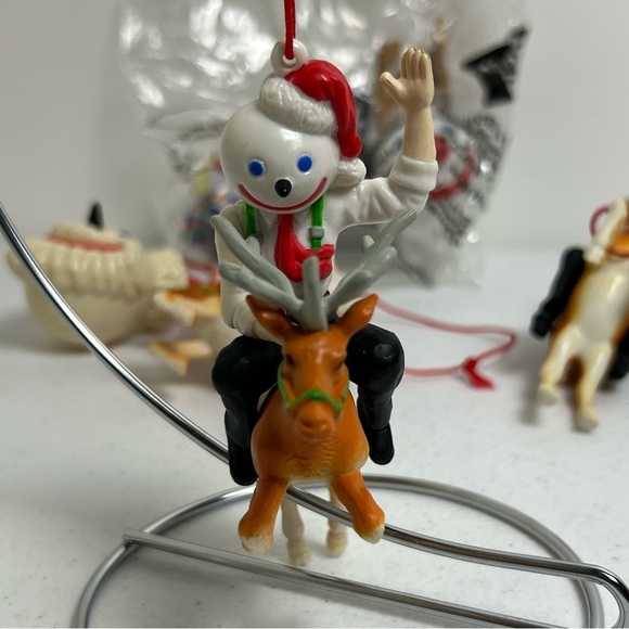 VTG Lot of 6 Jack In The Box Restaurant Items Christmas Ornaments Antenna Ball - Picture 5 of 8